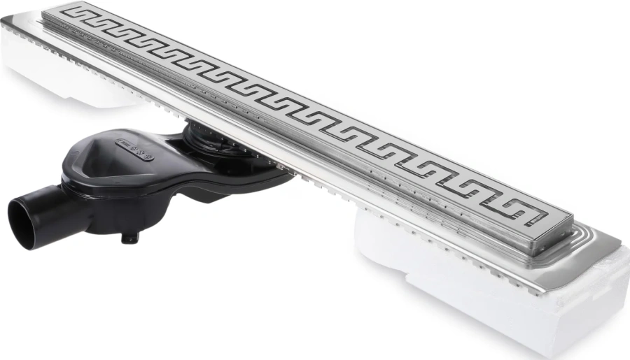 Душевой лоток BERGES В1 Antik 80 см хром матовый 090126 (детальная фотография)