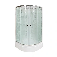 Душевая кабина Deto EM 90x90 см без крыши