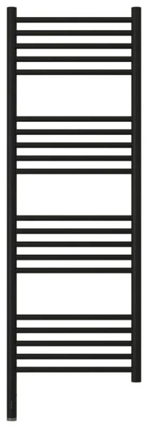 Полотенцесушитель электрический Сунержа Богема 3.0 40х120 см правый черный матовый 31-5805-1240 (детальная фотография), электрические с наружной вилкой, электрические скрытого подключения, правое подключение