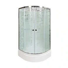 Душевая кабина Deto EM 90x90 см без крыши