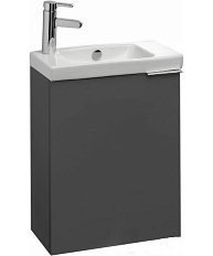 Тумба под раковину подвесная Jacob Delafon Odeon Up 50 см с одной дверцей серый, антрацит