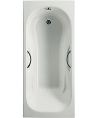 Ванна чугунная Roca Malibu 2315 150х75 см антискользящее покрытие