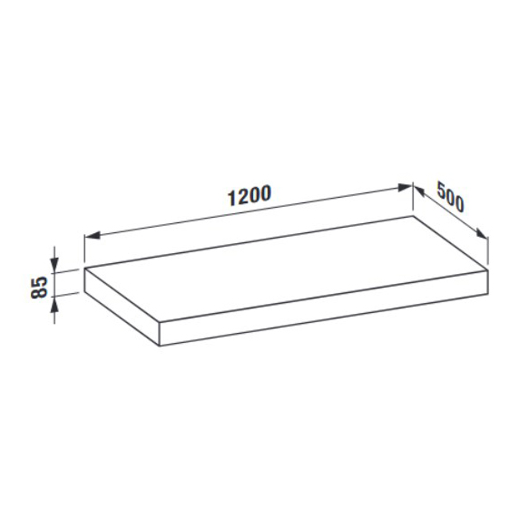 Схема (детальная фотография), накладные (на столешницу)