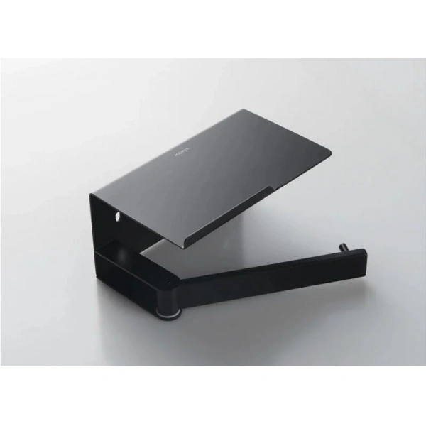 Бумагодержатель Акватек Либра черный матовый AQ4929MB (детальная фотография), в наличии