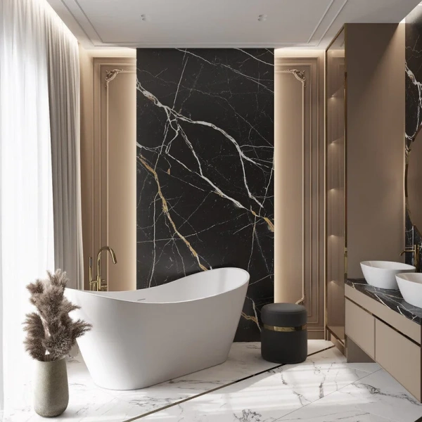 Ванна акриловая Corpa Nera Paganini CN130115, 170 х 80 см, белый матовый (детальная фотография), 170 см