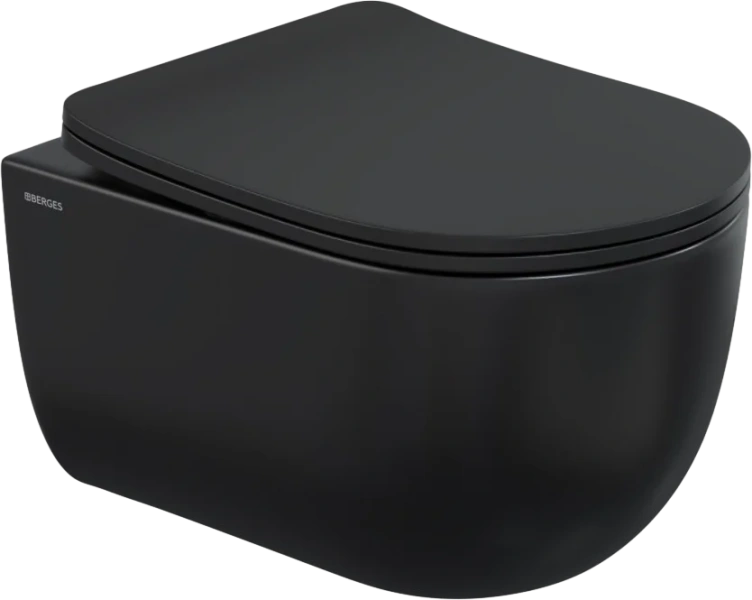 Унитаз подвесной BERGES Ventas безободковый 082136 (детальная фотография)