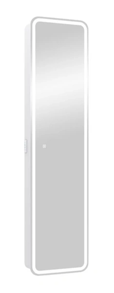 Шкаф-пенал подвесной Misty Лоренцо 40 см с розеткой МВК009 (детальная фотография), современные, hi-tech