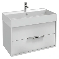 Тумба под раковину подвесная Jacob Delafon Vivienne 80 см белая блестящая
