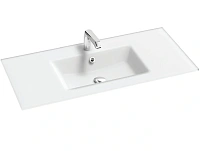 Раковина мебельная Jacob Delafon Sherwood 100 см матовый белый