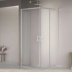 Душевой уголок RGW Passage PA-030 80x80 см профиль хром, стекло матовое