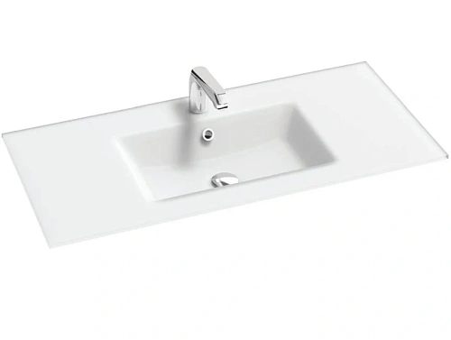 Раковина мебельная Jacob Delafon Sherwood 100 см матовый белый - фото 2