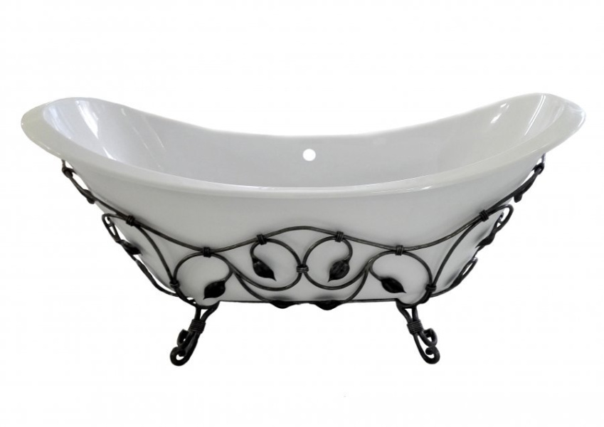 Кованая подставка для ванны Эстет Скарлетт патина ФР-00001487 (детальная фотография), по запросу