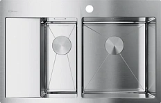 Мойка для кухни Omoikiri Akisame 78-2-IN-R 78 см нержавеющая сталь чаша справа