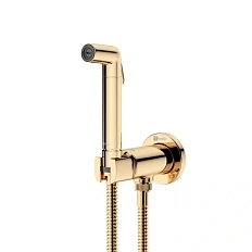 Гигиенический душ со смесителем Lemark Solo золото