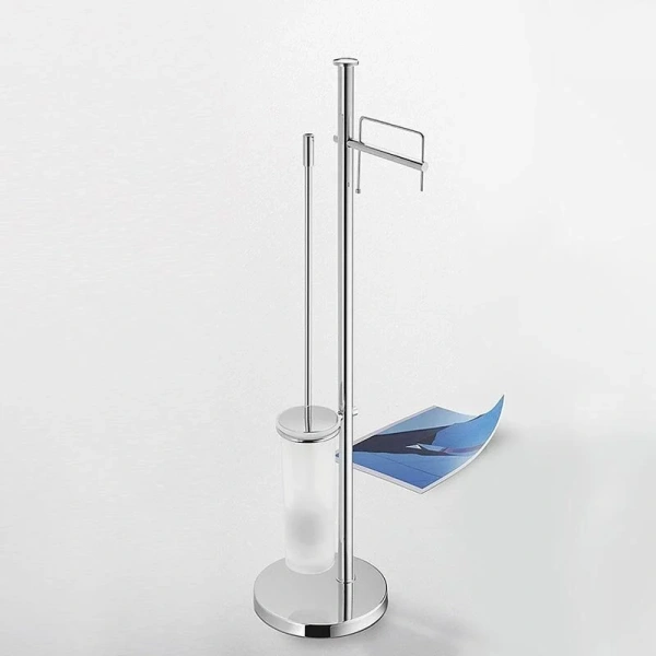 Стойка для ванной Colombo Plus напольная W4935 (детальная фотография), хром