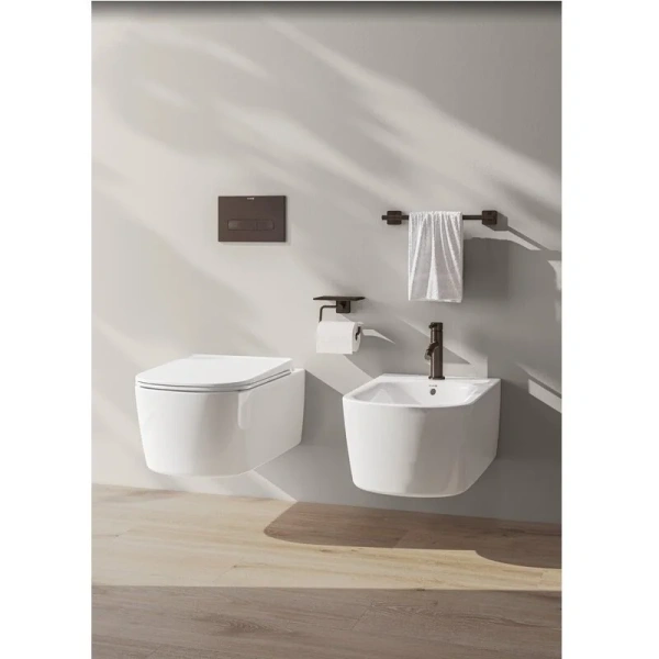 Унитаз подвесной Kludi Resa S белый 27WCSET43 (детальная фотография), современные, hi-tech, прямоугольные