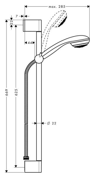 Верхний душ Grohe Power&Soul 27767000 (детальная фотография), современные, hi-tech