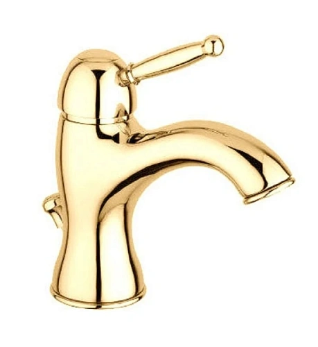 Смеситель для раковины Paffoni Giorgia однорычажный, золотой - фото 3