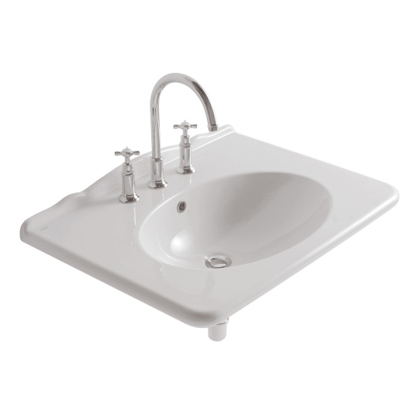 Раковина Globo Paestum PA028 (детальная фотография), классические, ретро