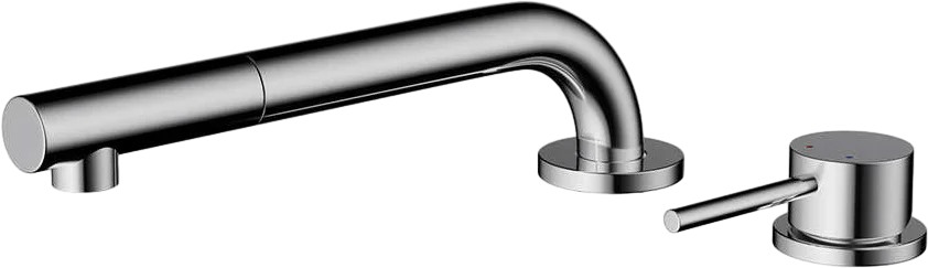 Смеситель для кухни Omoikiri Nara-S-BN нержавеющая сталь 4994329 (детальная фотография), для кухни