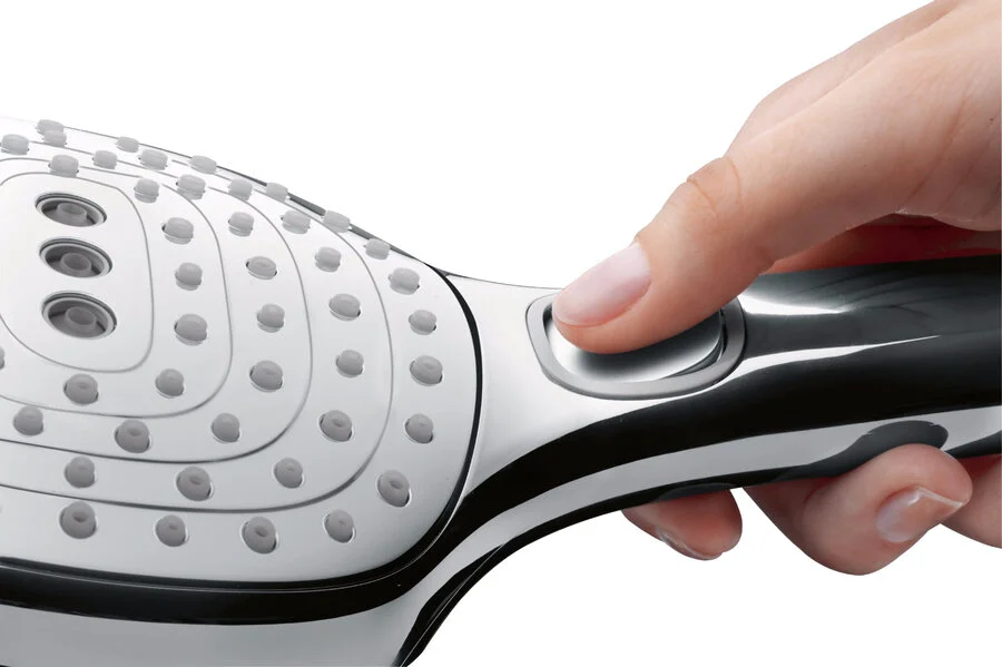 Душевая стойка Hansgrohe Raindance Select белый/хром 27112400 (детальная фотография), с термостатом