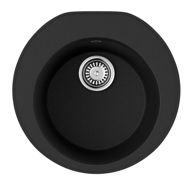 Мойка для кухни Omoikiri Miya 50R-BL 50 см черная 4993502 (детальная фотография)