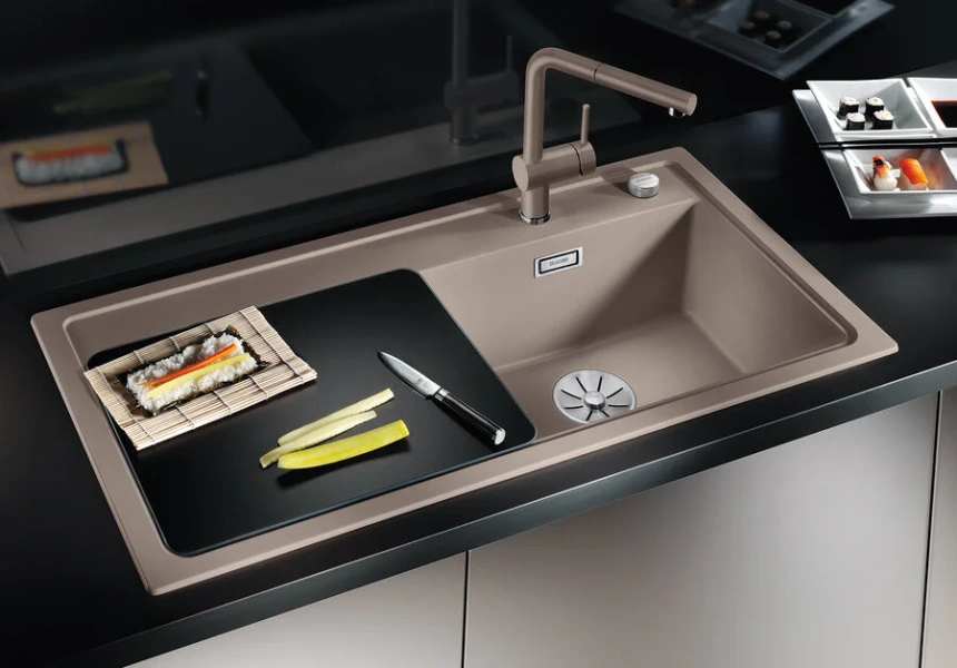 Мойка для кухни, чаша справа, цвет антрацит, Blanco Zenar XL 6 S 523944 (детальная фотография), по запросу index_1