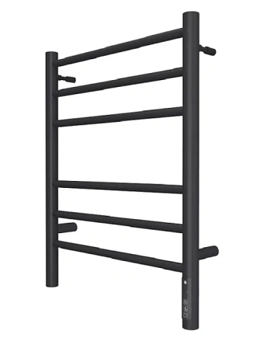 Полотенцесушитель электрический Terminus Аврора П6 450х600 матовый черный - фото 2
