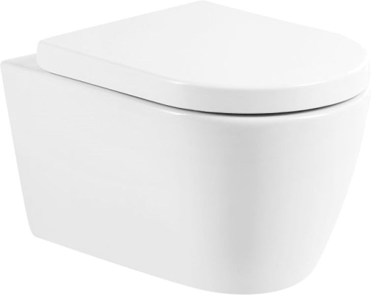 Унитаз подвесной BelBagno Marino безободковый BB105CHR (детальная фотография), недорогие, безободковые, с антивсплеском