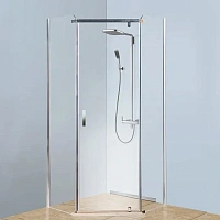 Душевой уголок BERGES Solo 90x90 см профиль хром сильвер