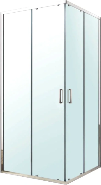 Душевой уголок BERGES Solo 90x90 см профиль хром 061107 (детальная фотография), квадратные