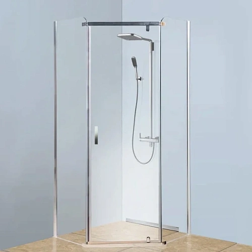 Душевой уголок BERGES Solo 90x90 см профиль хром сильвер - фото 1