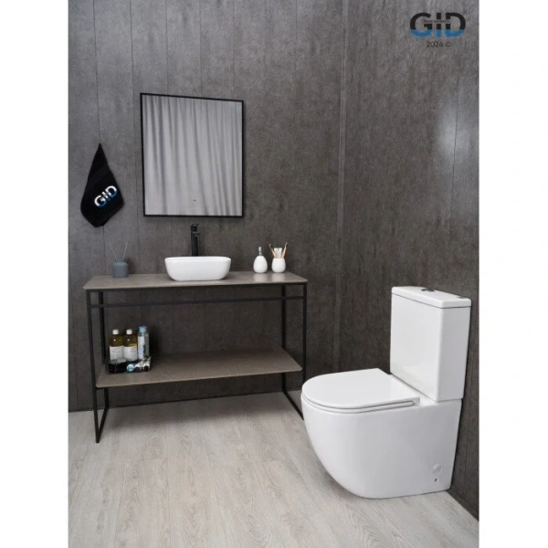 Раковина GID Geometrico N1334 36 см белая 51237 (детальная фотография), белые