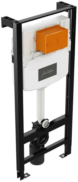 Унитаз с инсталляцией Jacob Delafon Rodin+ с тонким сиденьем E21748RU-00 (детальная фотография), нет в наличии