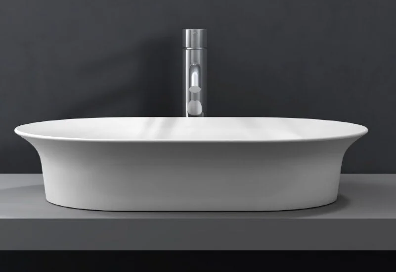 Раковина Kerama Marazzi Canaletto 65 см белая CN.wb.65 (детальная фотография), керамические