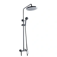 Душевая колонна со смесителем для душа Bravat Opal R F9125183CP-A2-RUS