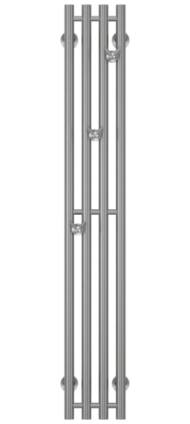 Полотенцесушитель водяной Сунержа Кантата PRO 15х120 см сатин 071-0446-1215 (детальная фотография), матовый хром