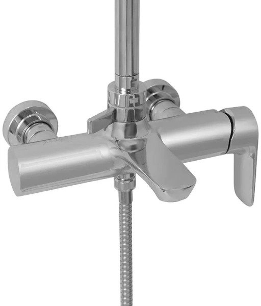 Душевая стойка Jacob Delafon Aleo хром E97825RU-4-CP (детальная фотография), хром