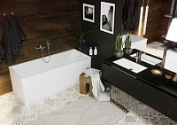 Ванна акриловая Акватек Eco-friendly Лайма 170x70 см прямоугольная