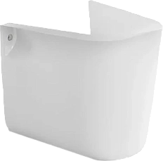 Полупьедестал для раковины Акватек белый