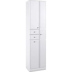 Шкаф-пенал напольный Aqwella Барселона 50 см с бельевой корзиной