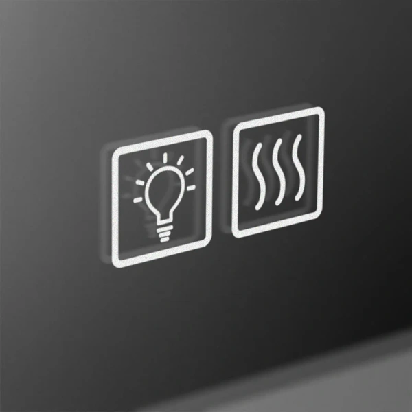 Зеркало с подсветкой BelBagno Spc 140 см с сенсорным выключателем SPC-GRT-1400-800-LED-TCH-WARM (детальная фотография), сенсорное