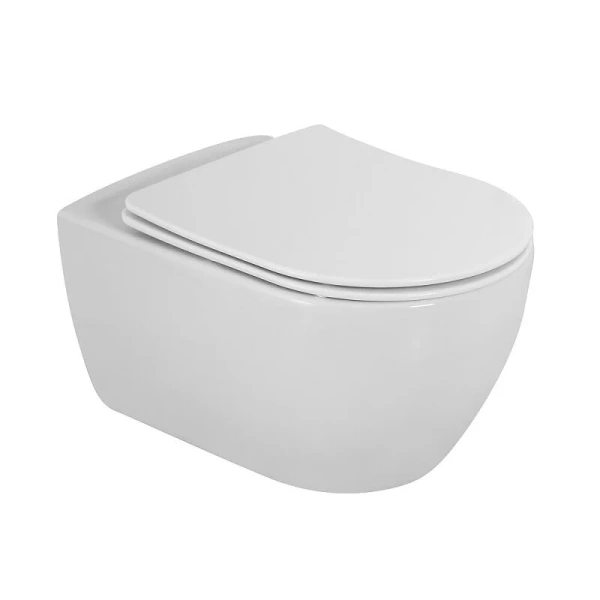 Унитаз подвесной Cezares Comfort CZR-191-TH безободковый (детальная фотография)