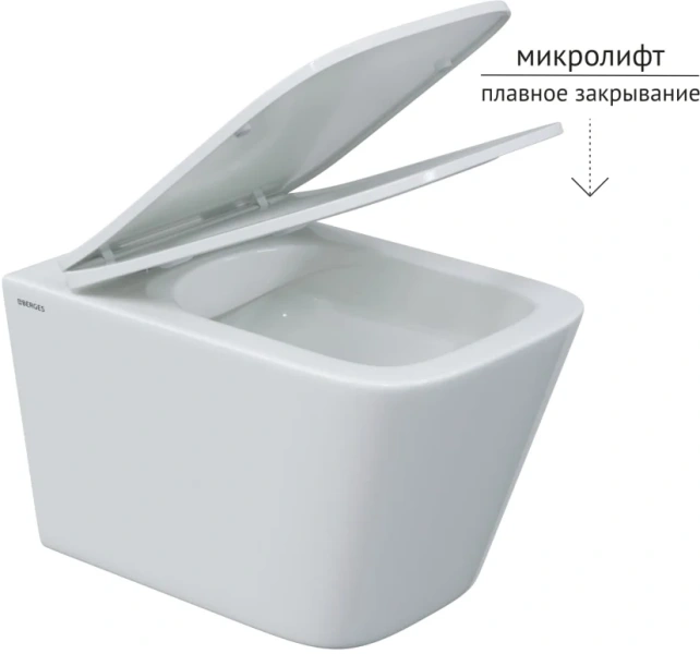 Унитаз с инсталляцией Berges Floe S клавиша черная Soft Touch/хром 043366 (детальная фотография) index_2