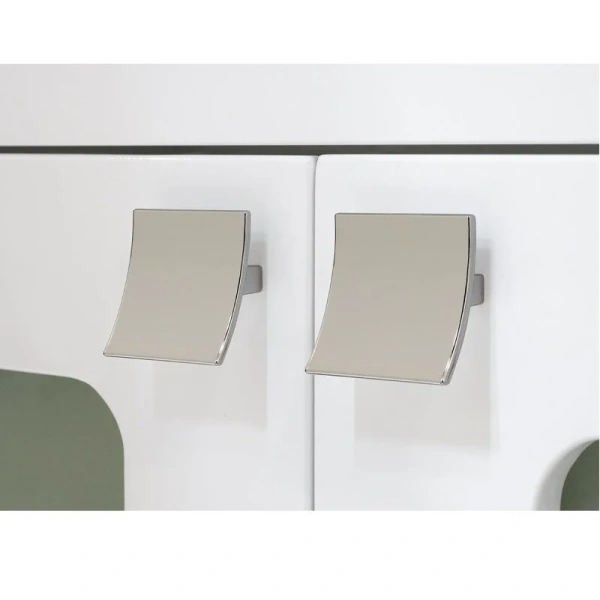 Тумба под раковину напольная Misty Урал 60 см белая Э-Ура-01060-021Н (детальная фотография), моноблок