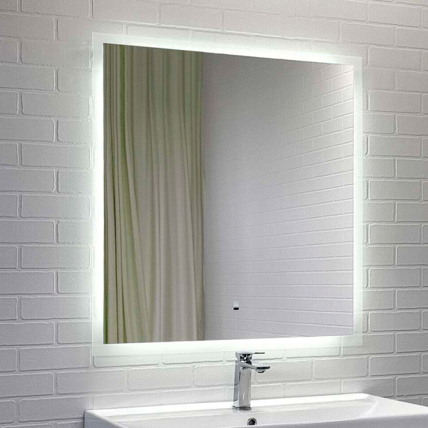 Зеркало с подсветкой Comforty Эдельвейс 90 см с функцией антизапотевания 00-00014242CF (детальная фотография), в наличии