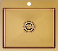 Мойка для кухни Paulmark Isar 59 см брашированное золото