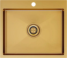 Мойка для кухни Paulmark Isar 59 см брашированное золото