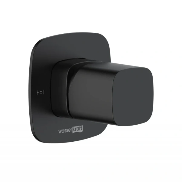 Смеситель для душа WasserKRAFT Nuthe черный матовый 9151 (детальная фотография)