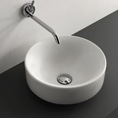 Раковина накладная белая матовая Kerasan Cento